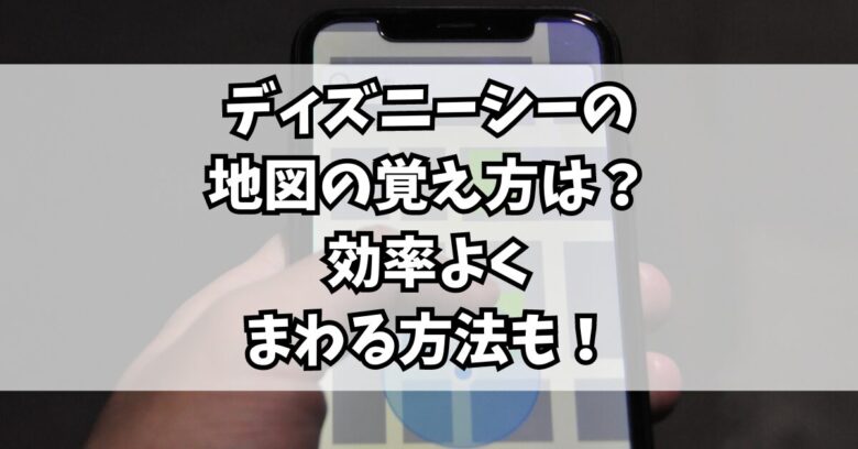 ディズニーシーの地図の覚え方は？効率よくまわる方法も！