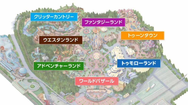 ディズニーランド（マップ）